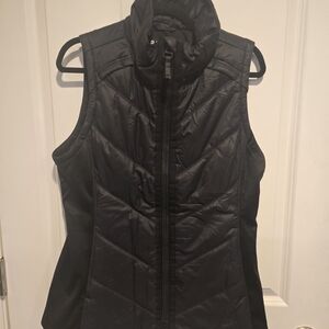 Athleta Black Quilted Vest